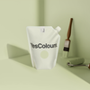 YesColours Restful Green matt emulsion paint , Green Greens Matt Emulsion Paint Restful Restful Collection Restful Green Sage , Lick Paint, Coat Paint, Dulux Paint RestfulGreenpouch1_1