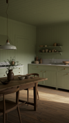 YesColours Restful Green sample (matt, 60ml , Green Greens Paint Restful Restful Collection Restful Green Sage Sample , Lick Paint, Coat Paint, Dulux Paint Restful_Green_Kitchen