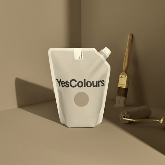 YesColours Secluded Neutral matt emulsion paint , Beige Brown Matt Emulsion Mushroom Neutral Neutral / White neutrals Paint Secluded Secluded Collection Secluded Neutral , Lick Paint, Coat Paint, Dulux Paint SecludedNeutralPouch1_1