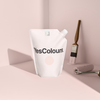 YesColours Serene Peach matt emulsion paint , Matt Emulsion Paint Peach Peach / Orange Serene Serene Peach , Lick Paint, Coat Paint, Dulux Paint