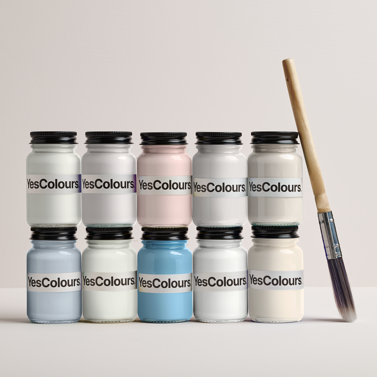 YesColours premium Shoreline paint sample bundle