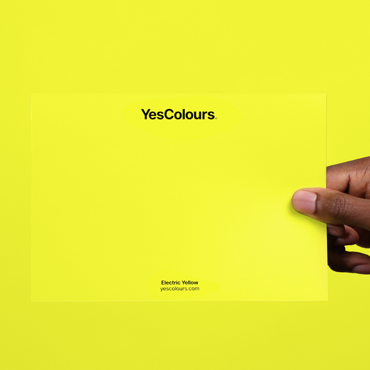 YesColours premium Electric Yellow paint swatch Dulux paint, Coat Paint, Lick Paint