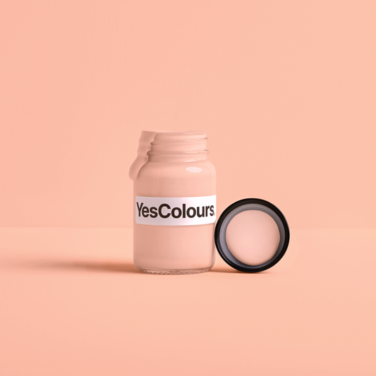 YesColours Fresh Peach paint sample (matt, 60ml) , Fresh Fresh Peach Peach Peach / Orange Sample , Lick Paint, Coat Paint, Dulux Paint YC-Fresh_Peach-sample_pot-updated2025-1_1