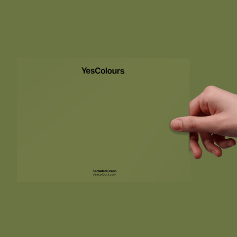 Secluded Green paint swatch