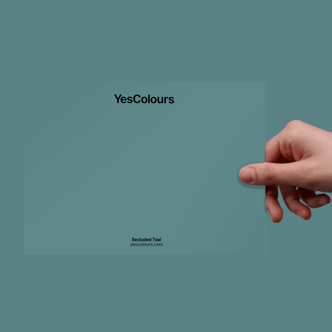 Secluded Teal paint swatch