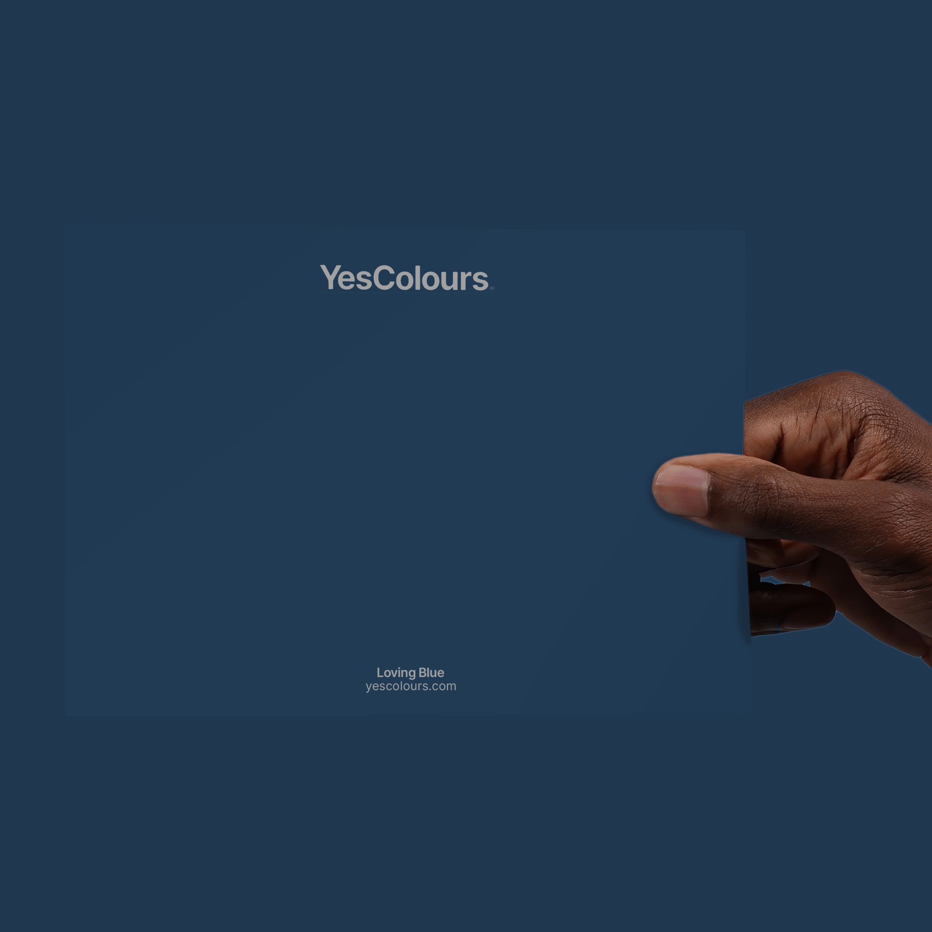 Indigo Blue Peel & Stick Paint Swatch | YesColours