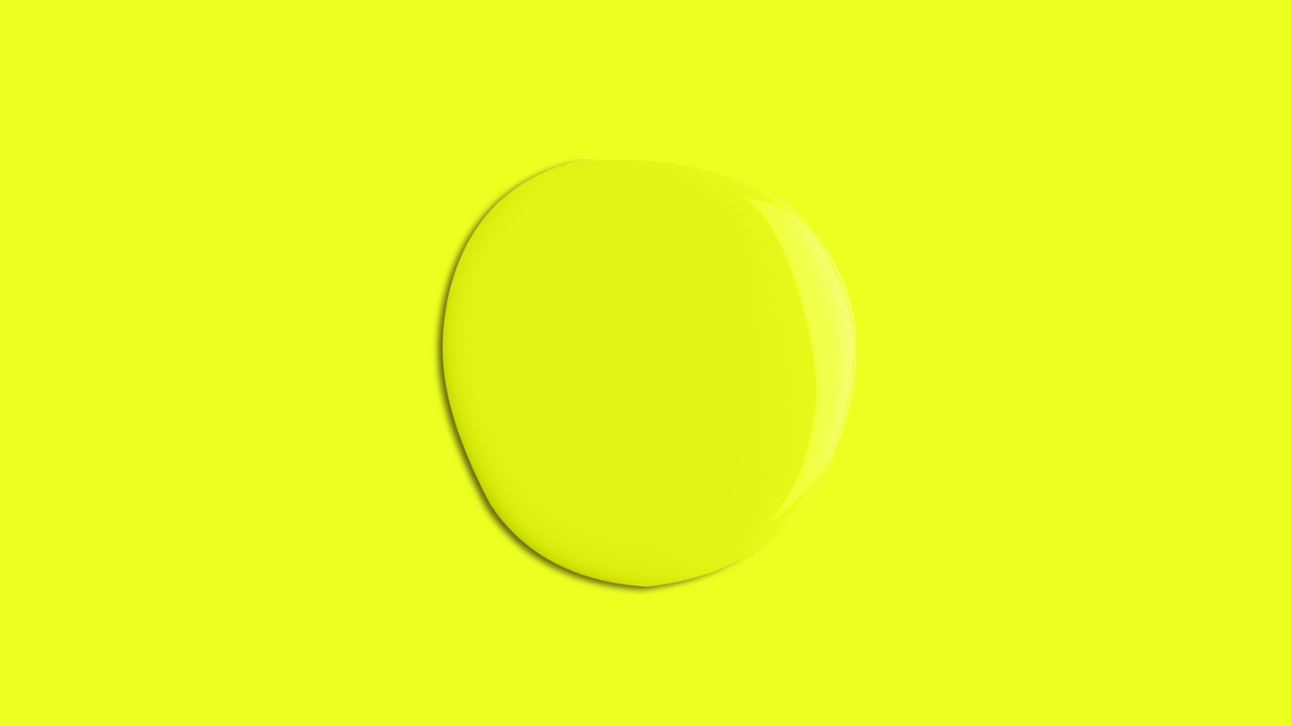Electric Yellow eggshell paint