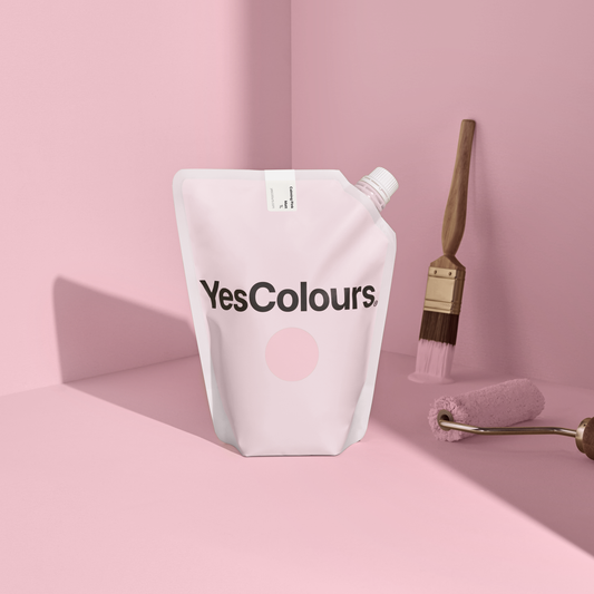 YesColours premium Calming Pink matt emulsion paint