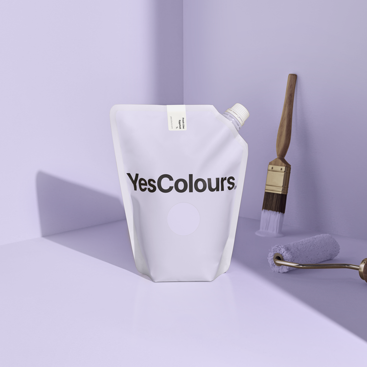 YesColours premium Fresh Lilac eggshell paint