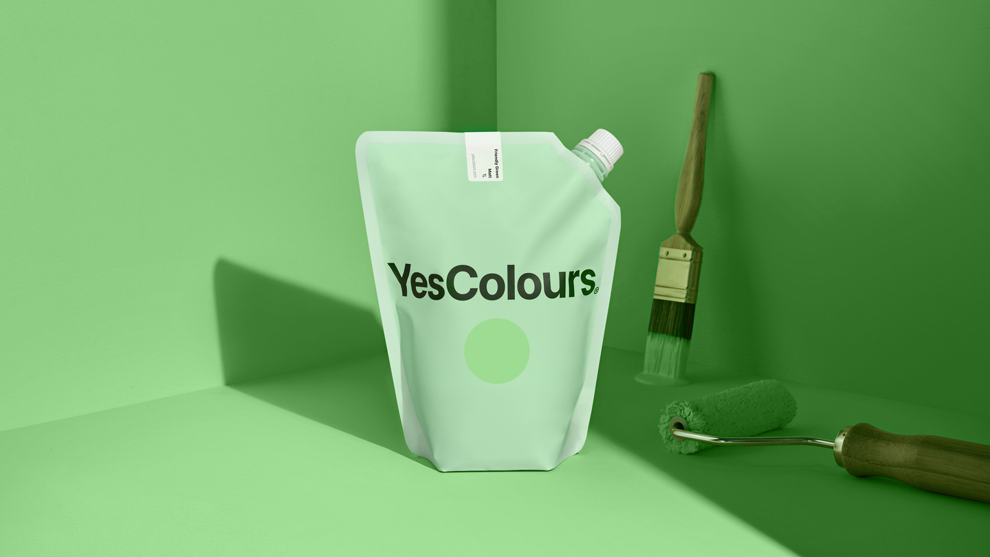 YesColours premium Friendly Green matt emulsion paint Dulux Paint, Coat Paint, Lick Paint, Edward Bulmer, Friendly Friendly Green Green Greens Matt Emulsion Paint