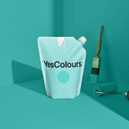 YesColours premium Joyful Aqua matt emulsion paint