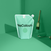YesColours premium Joyful Green matt emulsion paint