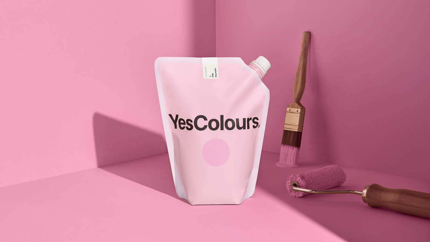 YesColours premium Joyful Pink matt emulsion paint Dulux paint, Coat Paint, Lick Paint