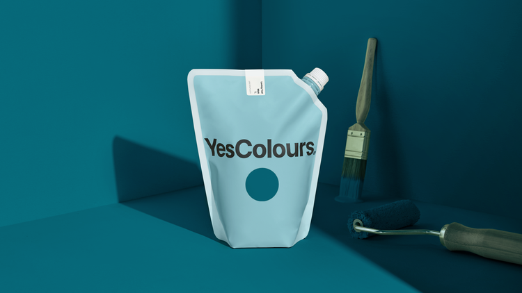 YesColours premium Loving Teal matt emulsion paint Dulux Paint, Coat Paint, Lick Paint, Edward Bulmer, Aqua / Teal Blue Blues Green Greens Loving Loving Teal Paint Teal