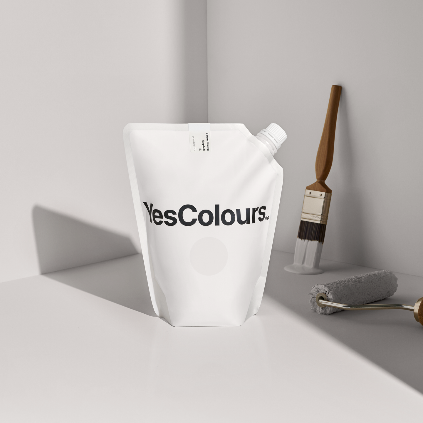 YesColours premium Serene Neutral eggshell paint Dulux paint, Coat Paint, Lick Paint