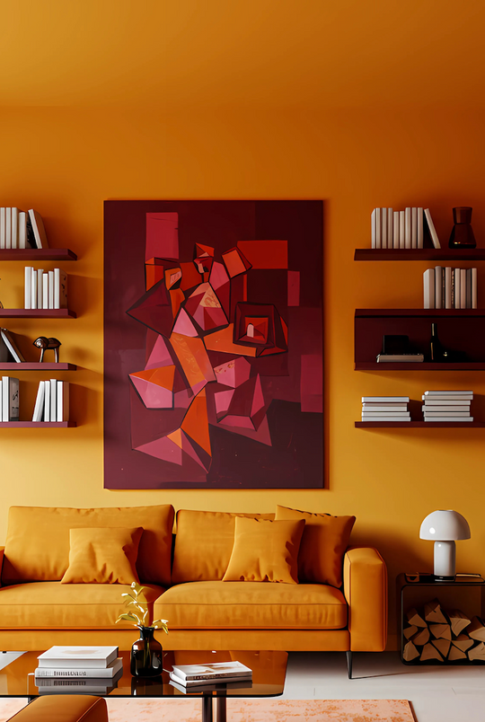 Tangy Orange Matt Emulsion Interior Wall Paint | YesColours