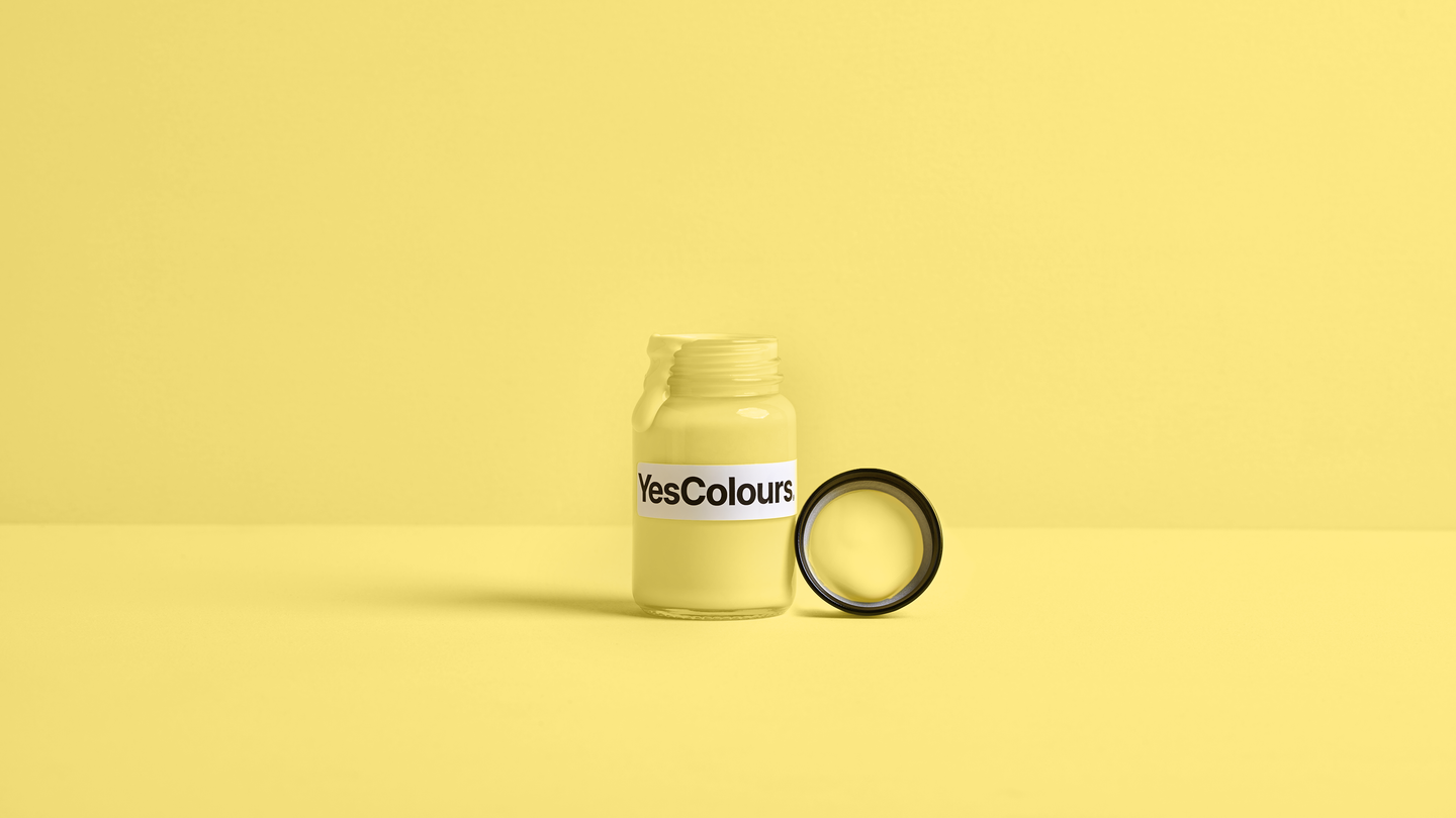 YesColours premium Calming Yellow paint sample (60ml)