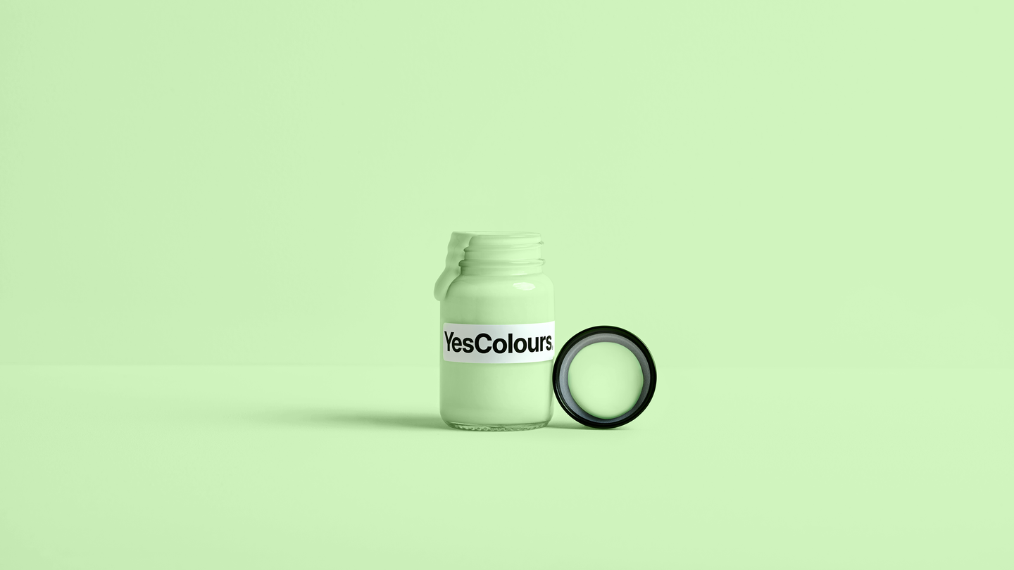 YesColours premium Fresh Green paint sample (60ml)