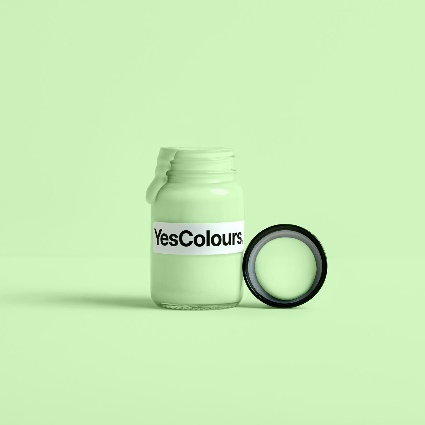 YesColours premium Fresh Green paint sample (60ml) Dulux paint, Coat Paint, Lick Paint