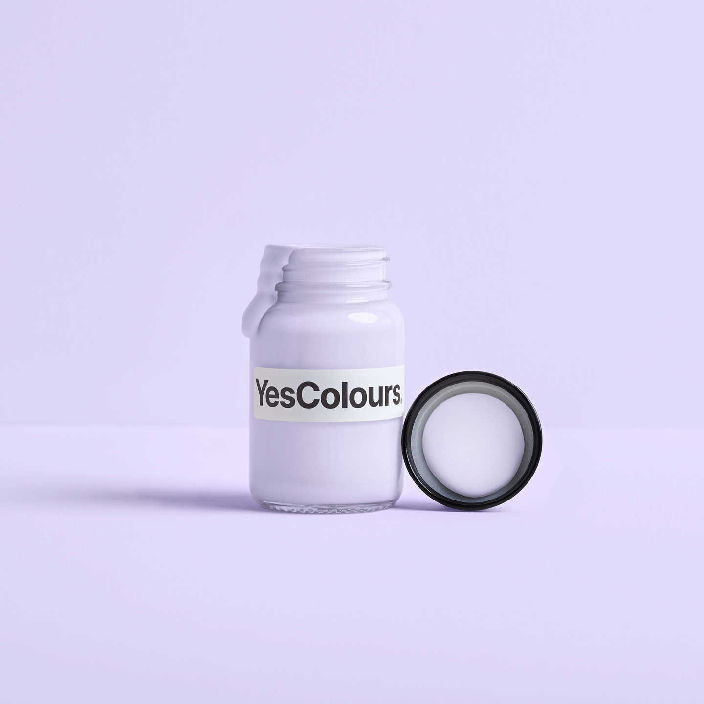 YesColours premium Fresh Lilac paint sample (60ml)