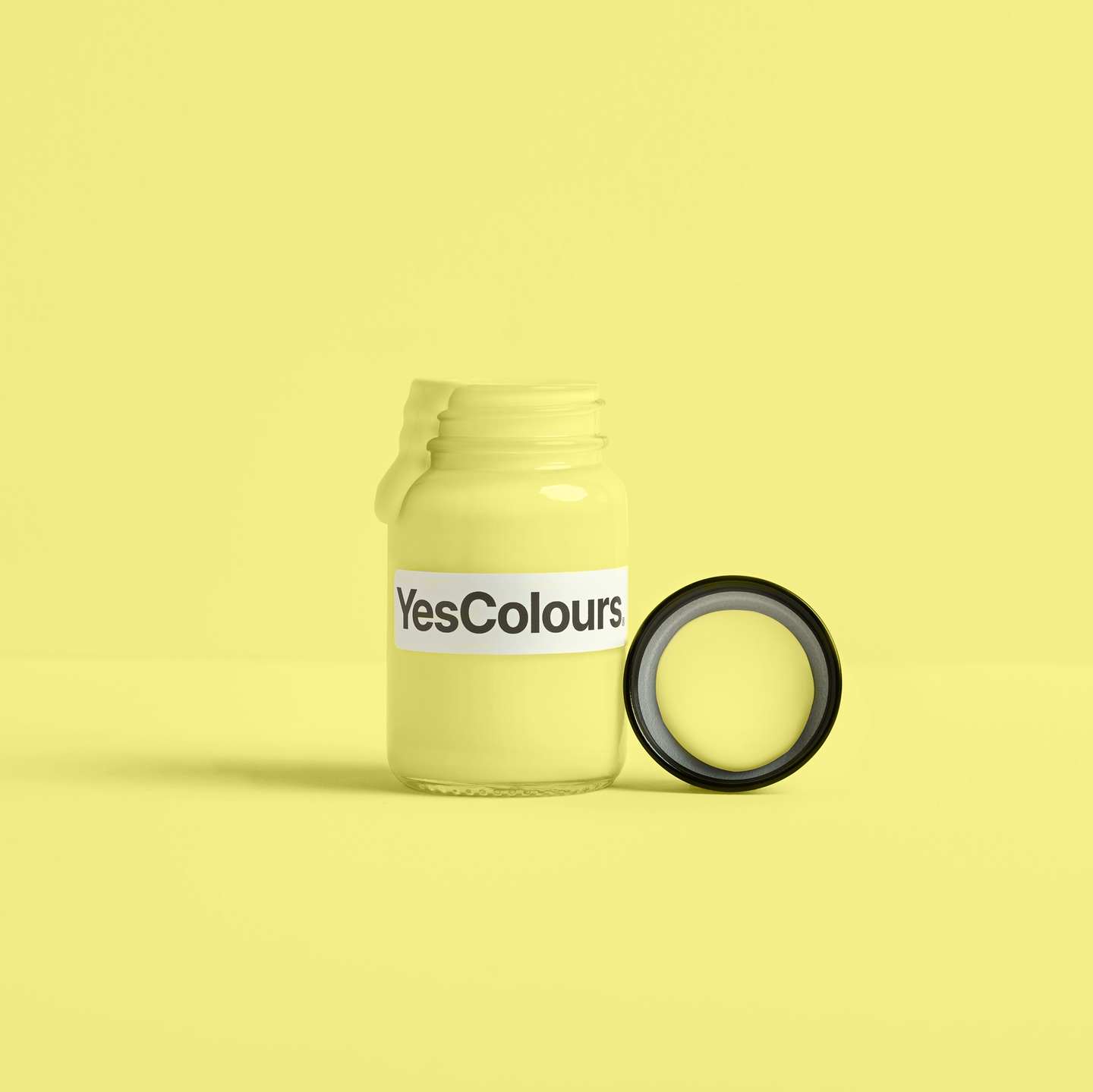 YesColours premium Fresh Yellow paint sample (60ml) Dulux paint, Coat Paint, Lick Paint