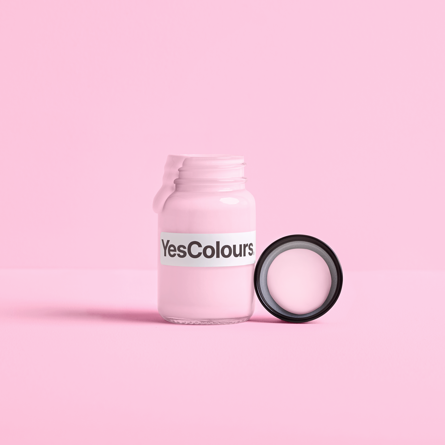 YesColours premium Friendly Pink paint sample (60ml)