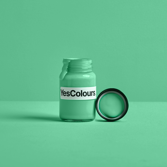 YesColours premium Joyful Green paint sample (60ml)