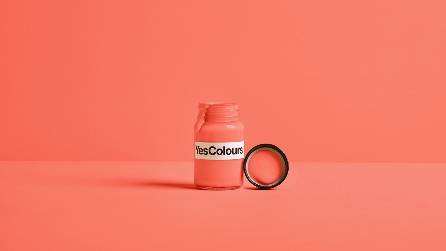 YesColours premium Joyful Orange paint sample (60ml)