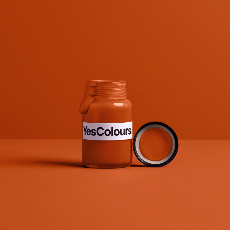 YesColours premium Loving Orange paint sample (60ml)