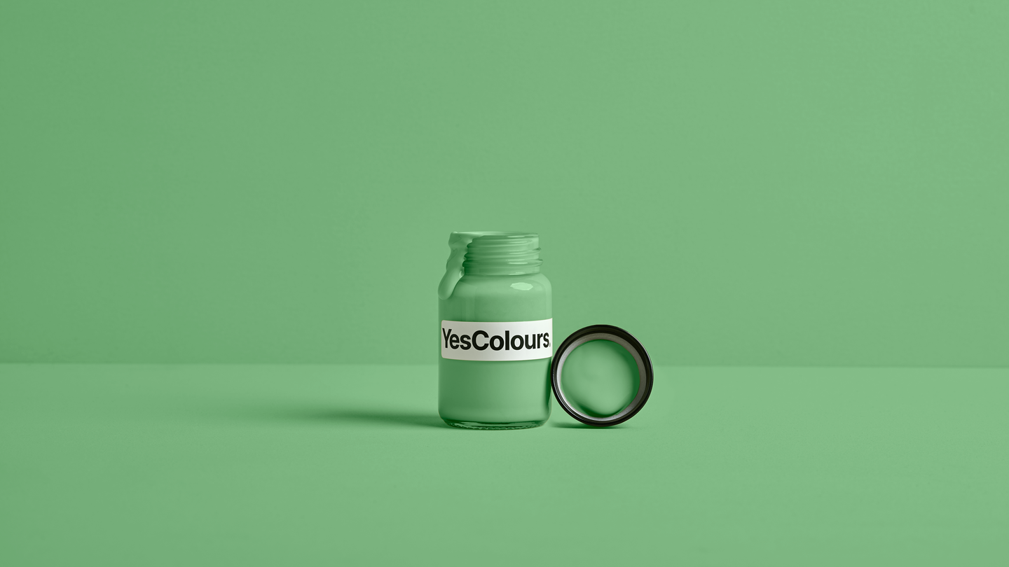 YesColours premium Mellow Green paint sample (60ml) Dulux Paint, Coat Paint, Lick Paint, Edward Bulmer, Green Greens Mellow Mellow Green Sample samples