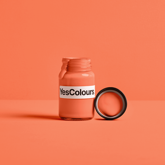 YesColours premium Mellow Orange paint sample (60ml)