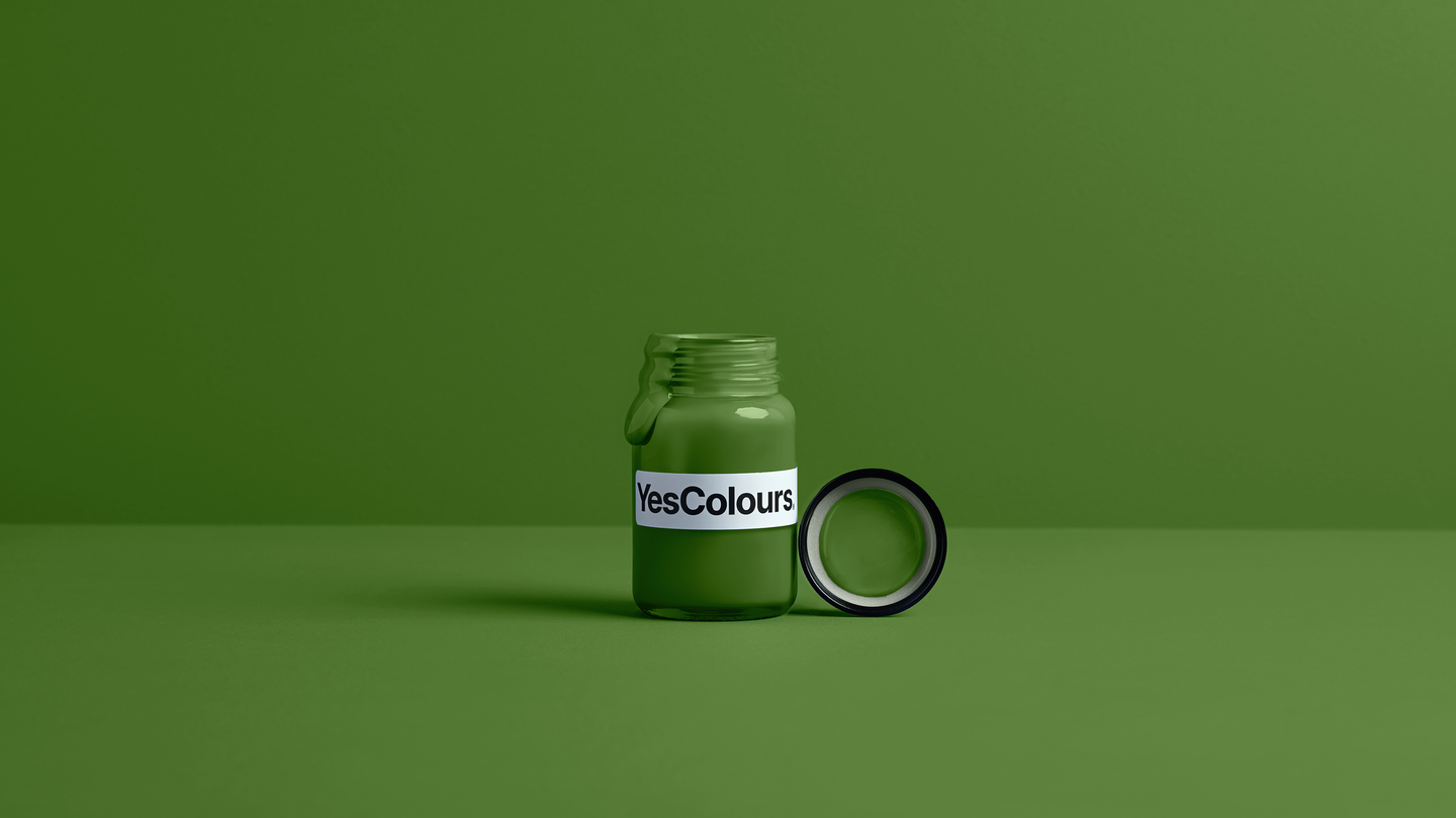 YesColours premium Mindful Green paint sample (60ml)