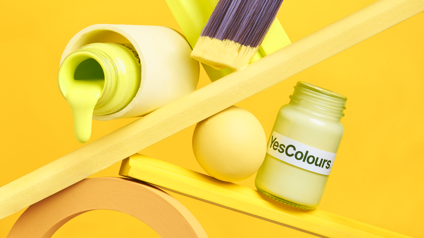 YesColours Yellow paint samples