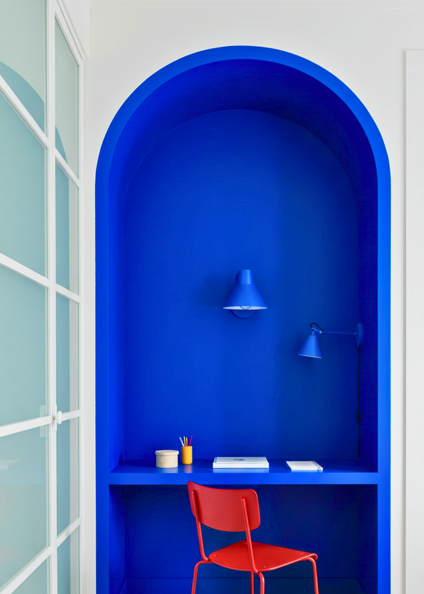 Electric Blue Matt Emulsion Interior Wall Paint | YesColours
