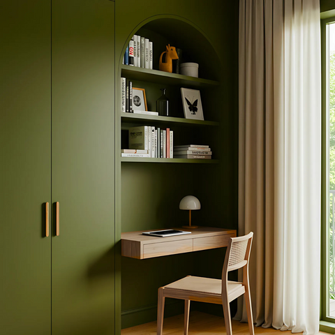 Secluded Green paint swatch