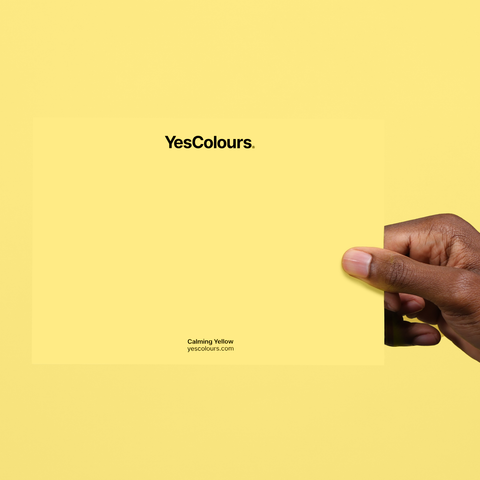 Calming Yellow paint swatch