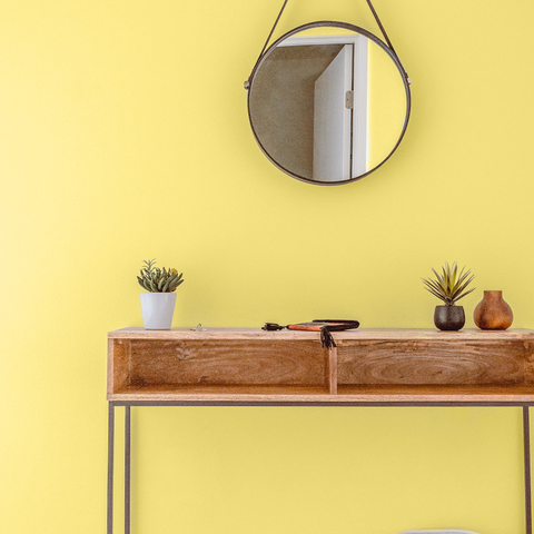 Calming Yellow paint swatch