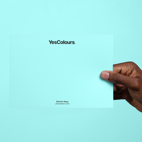 Electric Aqua paint swatch