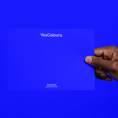 Electric Blue paint swatch