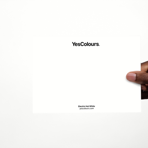 Electric Hot White paint swatch