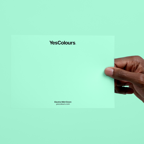 Electric Mint Green paint swatch