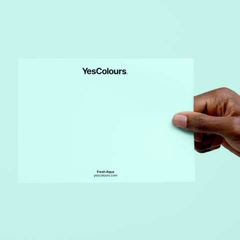 Fresh Aqua paint swatch