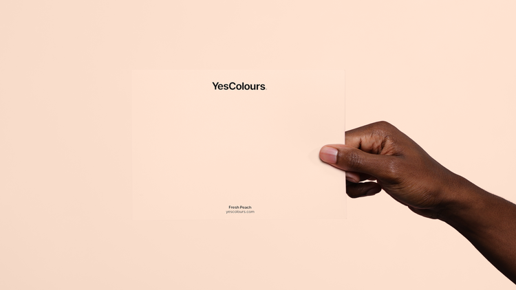 YesColours Fresh Peach paint swatch , Fresh Peach Peach Peach / Orange Peaches Swatch , Lick Paint, Coat Paint, Dulux Paint Fresh-Peach-paint-swatch-YesColours-7001