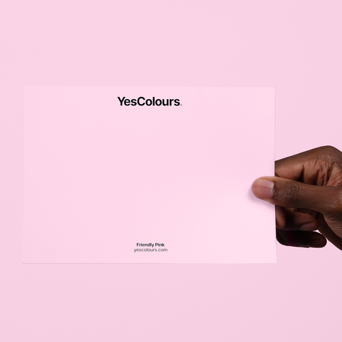 Friendly Pink paint swatch