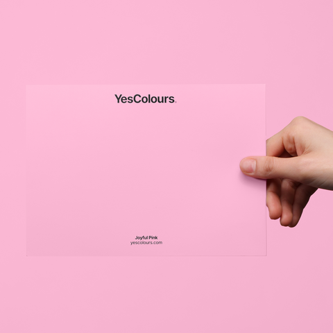 Joyful Pink paint swatch