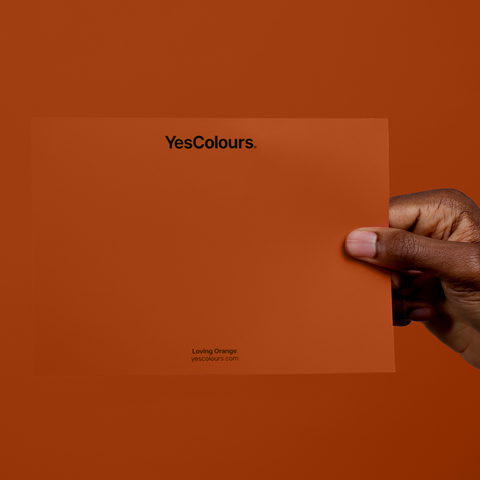 Loving Orange paint swatch