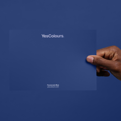Passionate Blue paint swatch