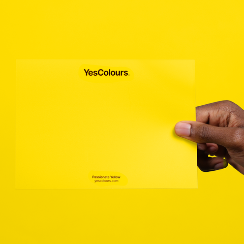 Passionate Yellow paint swatch