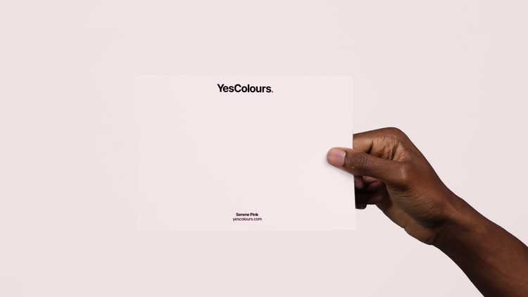 YesColours Serene Pink paint swatch , Neutral Neutral / White Pink Red / Pink Serene Serene Pink Swatch , Lick Paint, Coat Paint, Dulux Paint Serene-Pink-paint-swatch-YesColours-9472