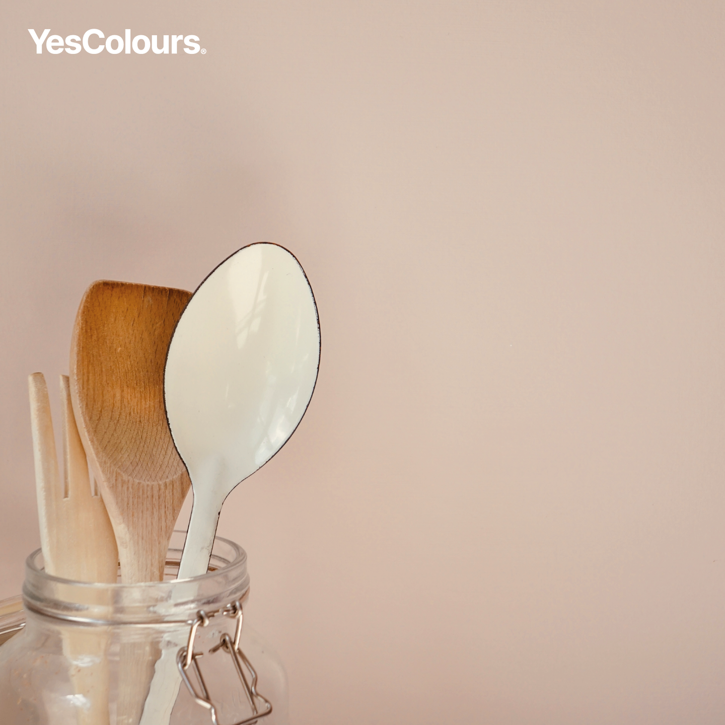 YesColours premium Serene Peach matt emulsion paint
